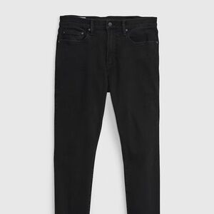 NWT GAP MENS  Skinny Jeans in GapFlex in black 28W 28L
